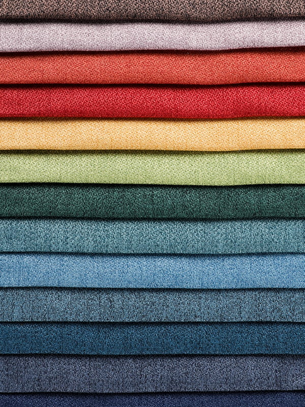 구리기 소파 용 폴리 에스테르 및 린넨 직물