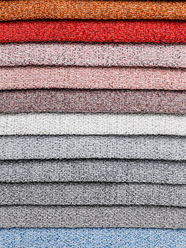 Clado 소파 폴리 에스테르 및 대마 직물