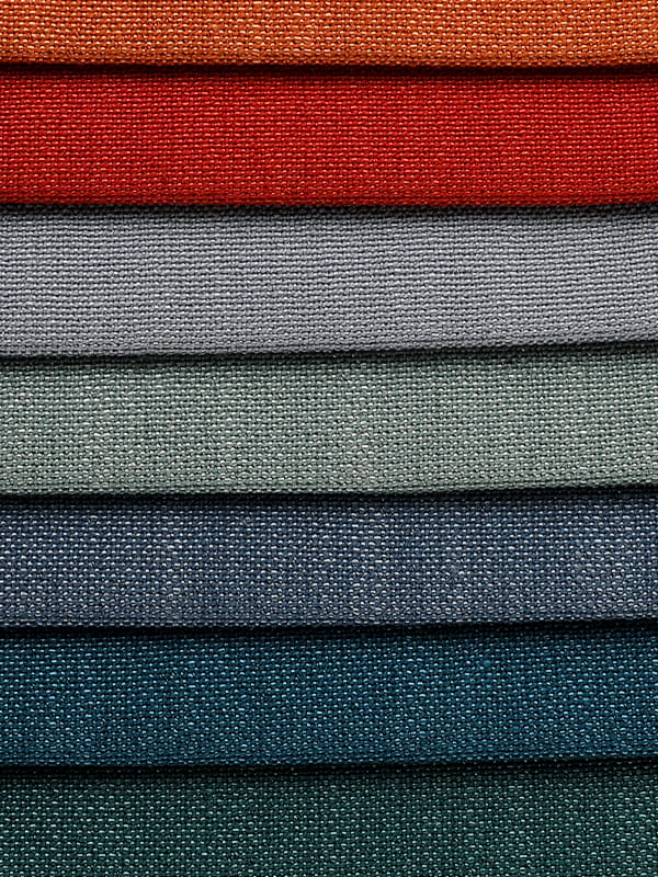 노틸러스 소파 일반 폴리 에스테르 및 린넨 직물