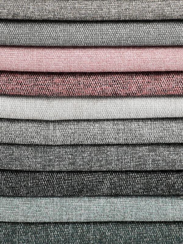 평범한 색상의 미세한면 린넨 직물의 모세 소파