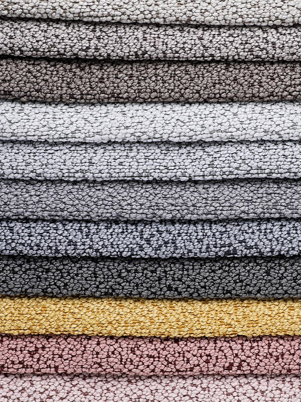 에밀리 루프 원사 폴리 에스테르 및 린넨 소파 직물